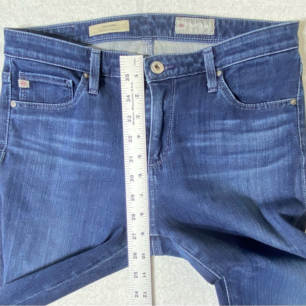 AG Adriano Goldschmied Jeans Women's 28R Blue Prima Mid Rise Cigarette Contour - Picture 15 of 16